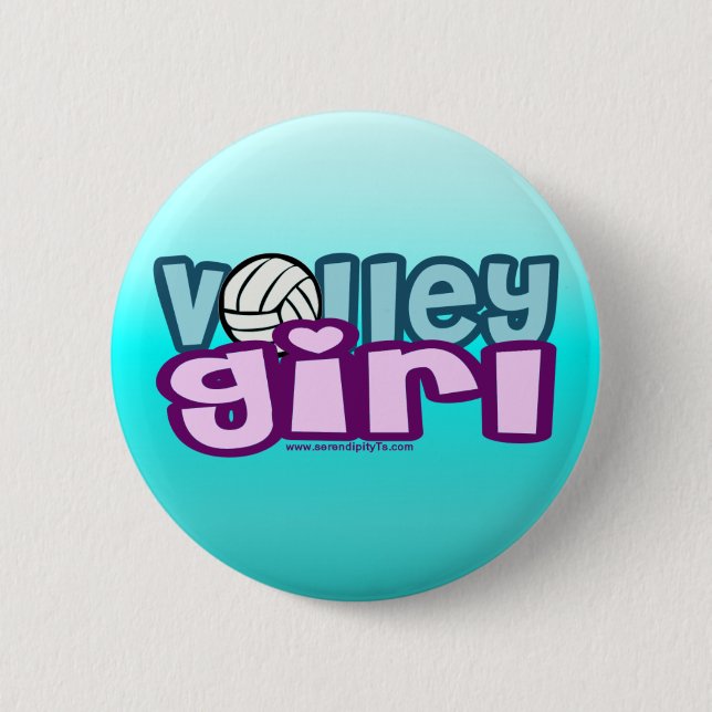 Volley Girl Button (Vorderseite)