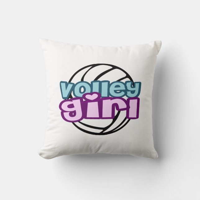 Volley Girl Kissen (Vorderseite)