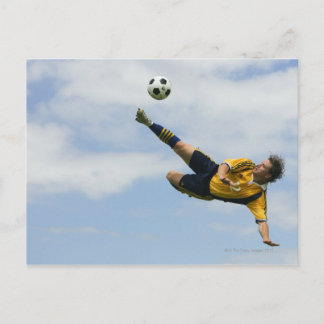 Volley kick 2 postkarte