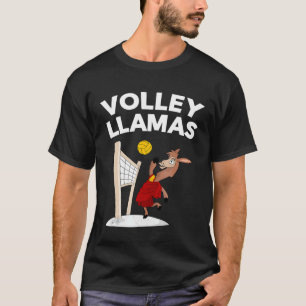 Volley Llamas Volleyball-Mannschaft T-Shirt