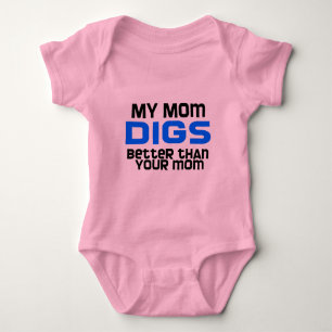 VolleyBaby mein MomDigs Baby Strampler