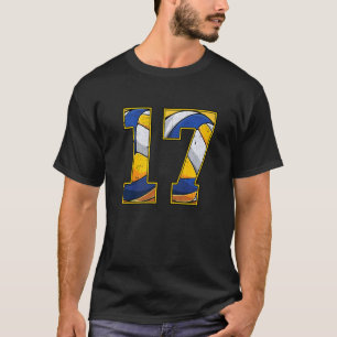 Volleyball 17. Geburtstag Boy Girl 17 Jahre T-Shirt