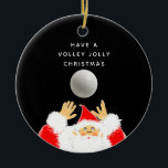 Volleyball 2023 Sammelbar Keramik Ornament<br><div class="desc">Das Original "Have a Volley jolly Christmas" Design. Um einen Weihnachtskuchen zu kreieren,  editieren Sie den Text,  um den Namen und das Jahr des Volleyballspielers hinzuzufügen.</div>