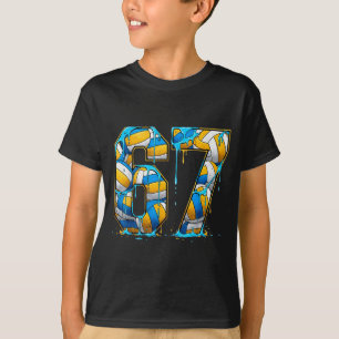 Volleyball 67 Six Seven Sport Lustig Gen Alpha Z I T-Shirt