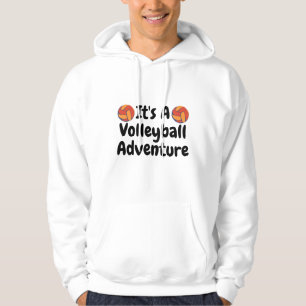 Volleyball-Abenteuer - Individuelles Volleyballtea Hoodie
