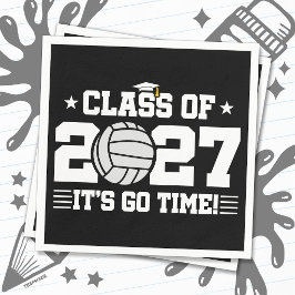 Volleyball-Abschluss Es ist soweit Abschlussklasse Serviette