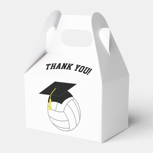 Volleyball Abschluss Sports Geschenkschachtel (Vorderseite)