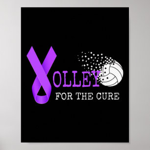 Volleyball-Alzheimer-Bewusstsein Poster