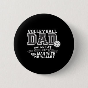 Volleyball Apparel - Volleyball-Vater Button