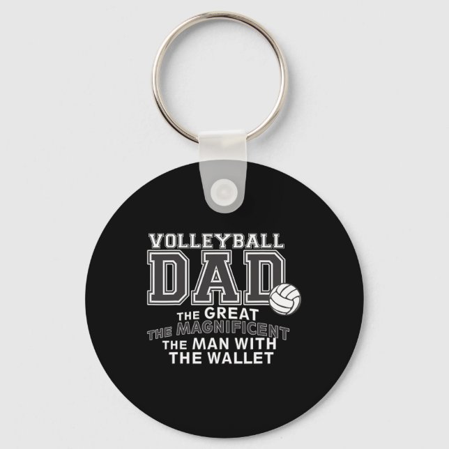 Volleyball Apparel - Volleyball-Vater Schlüsselanhänger (Vorderseite)