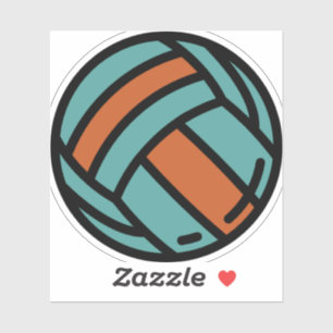 Volleyball Aufkleber