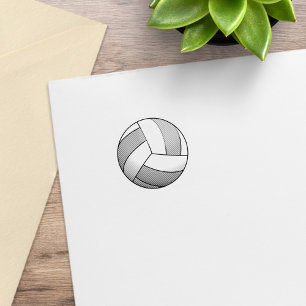 Volleyball-Ball 1x1 Gummistempel