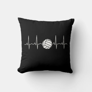 Volleyball Ball Heartbeat Kissen