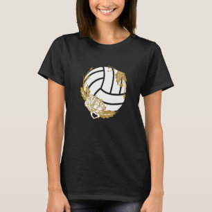 Volleyball Ball Sports Blumen Team Coach Beach Vol T-Shirt