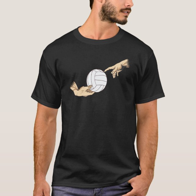 Volleyball Ball Volleyball Michelangelo Volleyball T-Shirt (Vorderseite)