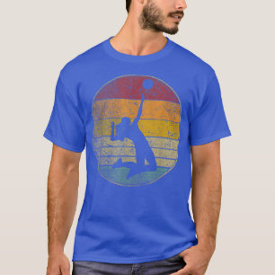 Volleyball Beach Uni High School Vintag Retro T-Shirt