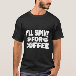 Volleyball Beach Volleyball-Kaffee T-Shirt