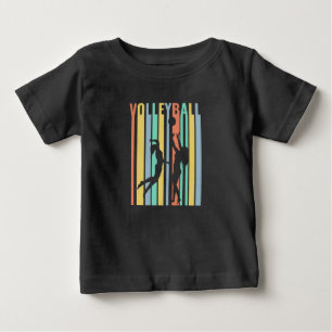 Volleyball Beachvolleyball Retro Baby T-shirt