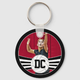 Volleyball Benutzerdefiniert Foto und Zahlen oder  Schlüsselanhänger