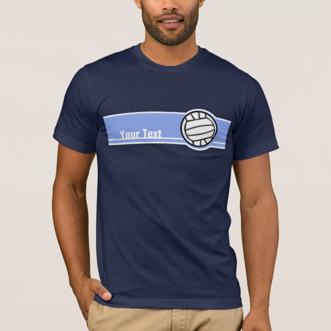 Volleyball; blau T-Shirt (Vorderseite)