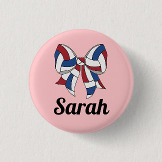 Volleyball Bow Button
