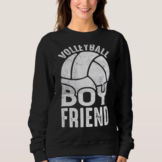 Volleyball Boyfriend Coach Fan Player  1 Sweatshirt (Vorderseite)