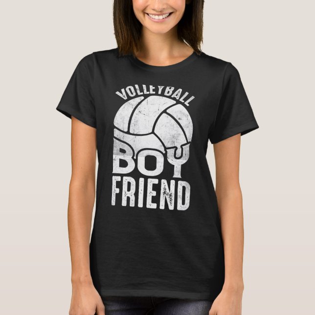 Volleyball Boyfriend Coach Fan Player  1 T-Shirt (Vorderseite)