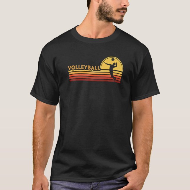 Volleyball Boys Men T-Shirt (Vorderseite)
