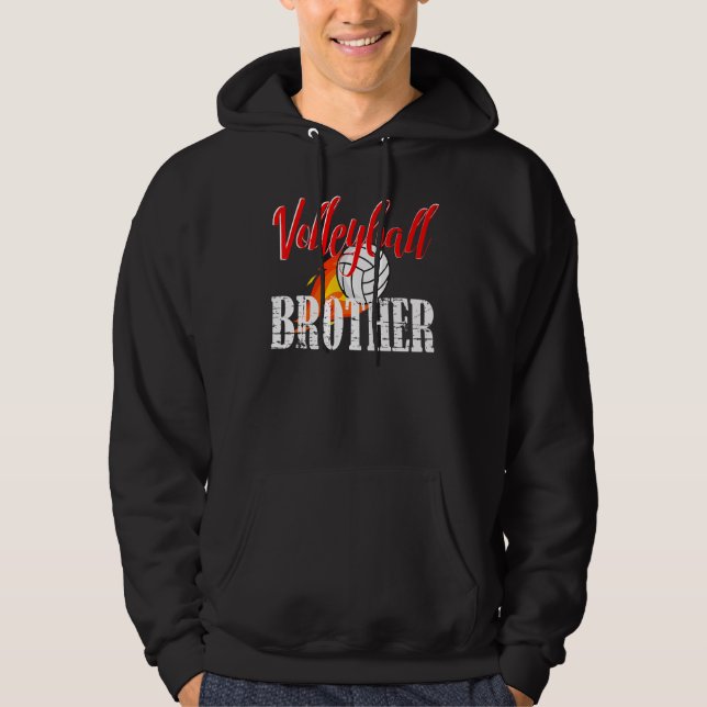 Volleyball Brother Volleyball   Hoodie (Vorderseite)