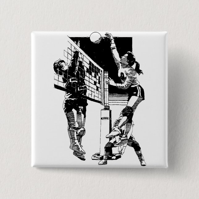 Volleyball Button (Vorderseite)
