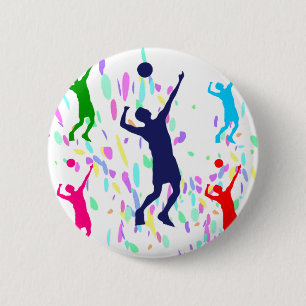 VOLLEYBALL BUTTON