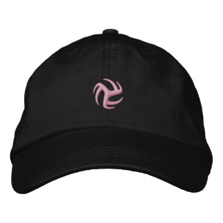 Volleyball Cap - Rosa Bestickte Baseballkappe