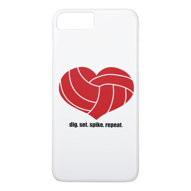 Volleyball Case-Mate iPhone Hülle (Rückseite)