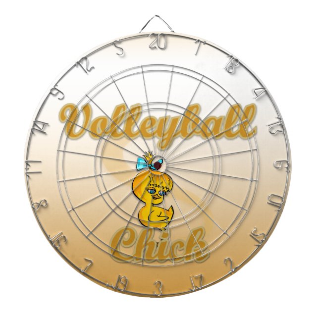 Volleyball Chick Dartscheibe (vorne)