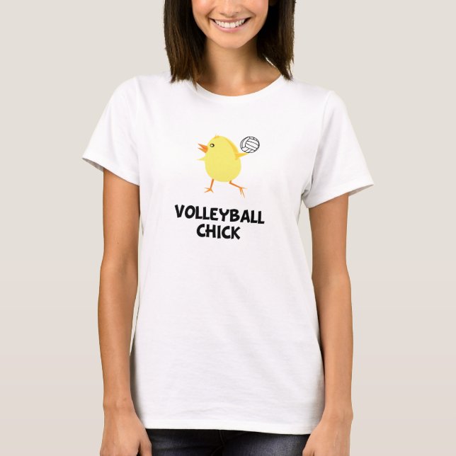 Volleyball Chick T-Shirt (Vorderseite)