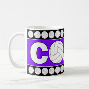 Volleyball Coach Custom Color Coffee Tasse