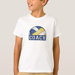 Volleyball Coach Kids's einfache Handschuhe T-Shirt
