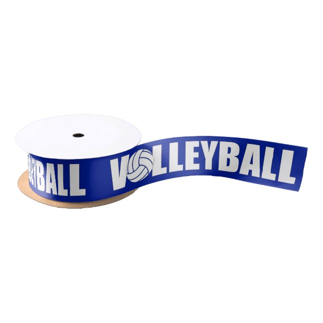 Volleyball Custom Color Ribbon Satinband (Spule)