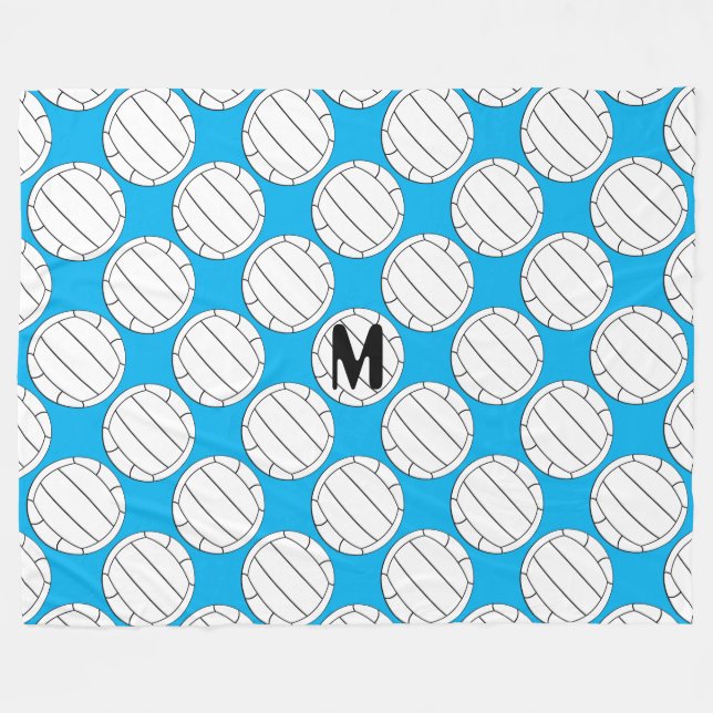Volleyball-Decke Fleecedecke (Vorderseite (Horizontal))