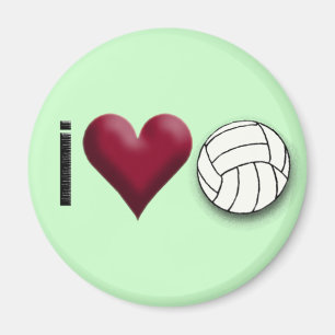 Volleyball der Liebe I Magnet