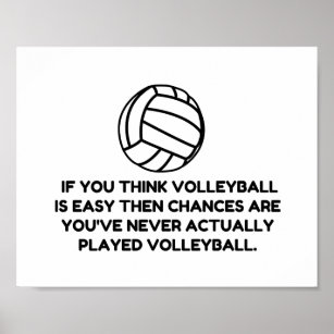 VOLLEYBALL EASY POSTER