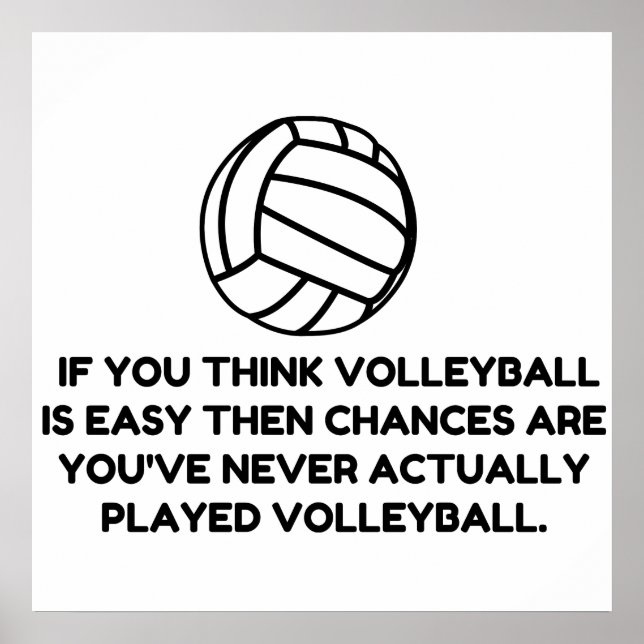 VOLLEYBALL EASY POSTER (Vorne)