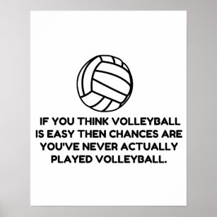 VOLLEYBALL EASY POSTER