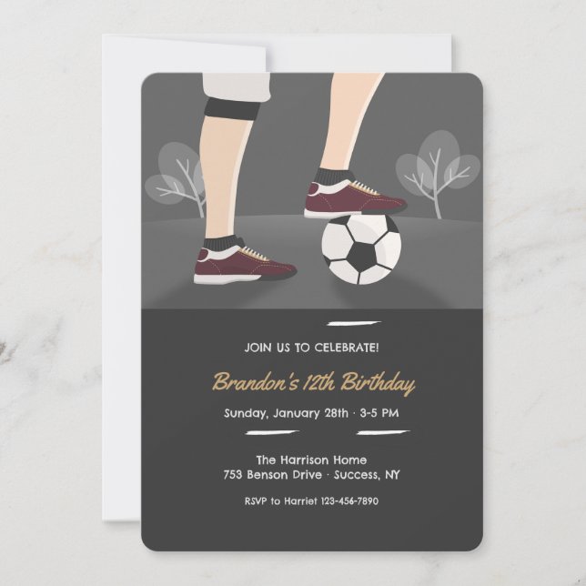 Volleyball Einladung (Vorderseite)