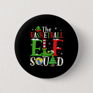 Volleyball Elf Squad Matching Volleyball Playa Button