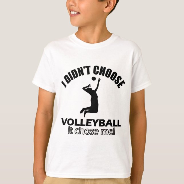 Volleyball Entwürfe T-Shirt (Vorderseite)