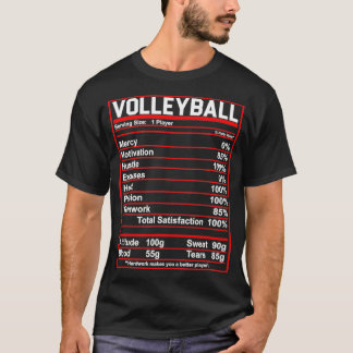 Volleyball Ernährung Fakten 2 T-Shirt