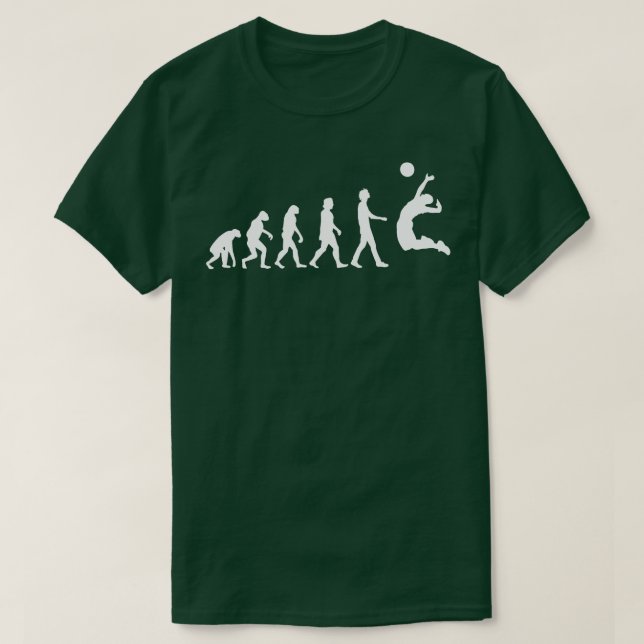 Volleyball-Evolution T-Shirt (Design vorne)