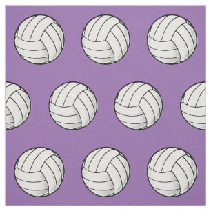 Volleyball-Fan-Flieder-Volleyball Stoff