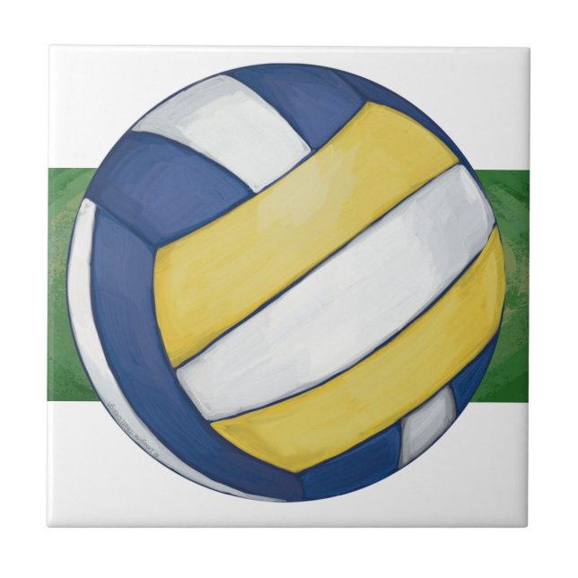 Volleyball Fliese (Vorderseite)